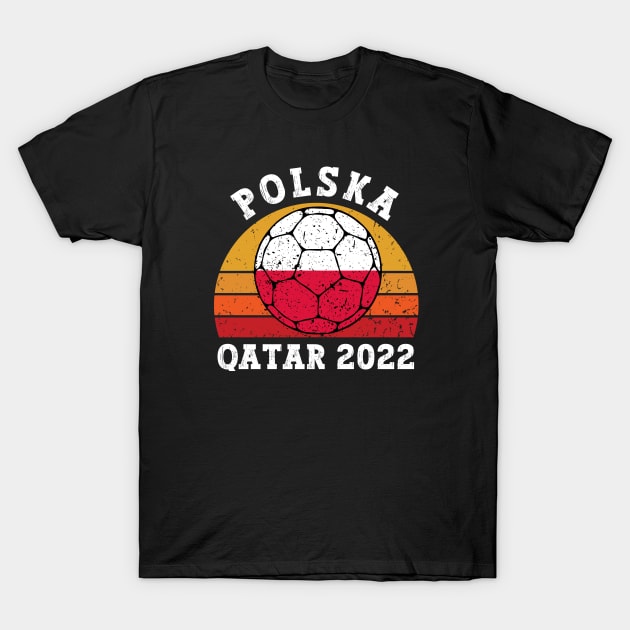 Polska Football T-Shirt by footballomatic